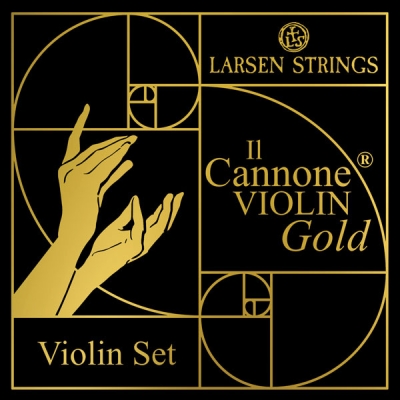 LARSEN Il Cannone Gold Violin SET